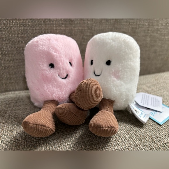 Jellycat amuseable Pink and White Marshmallow - Picture 1 of 3